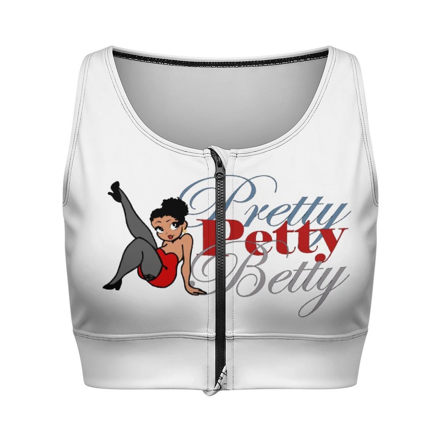 Pretty Petty Betty Women's Yoga Zipper Vest
