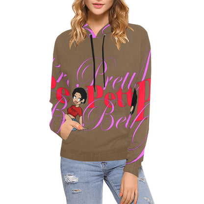 Skater Camo Brown All Over Print Hoodie