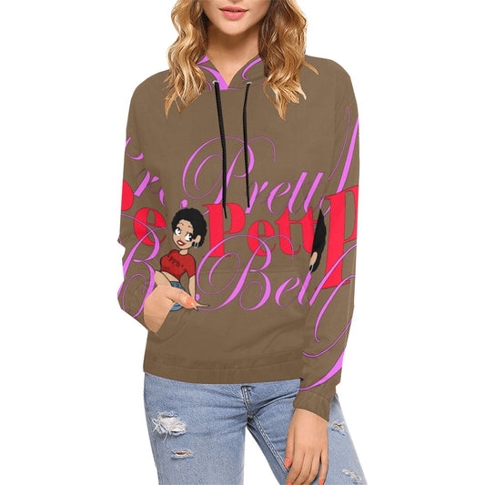 Skater Camo Brown All Over Print Hoodie