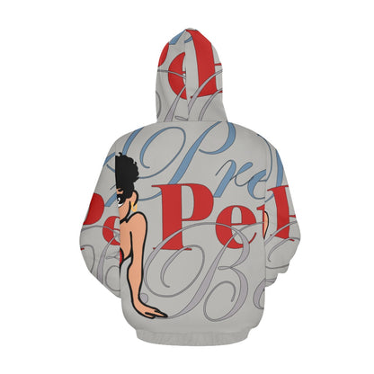 Leg Kick Front and Back All Over Print Hoodie
