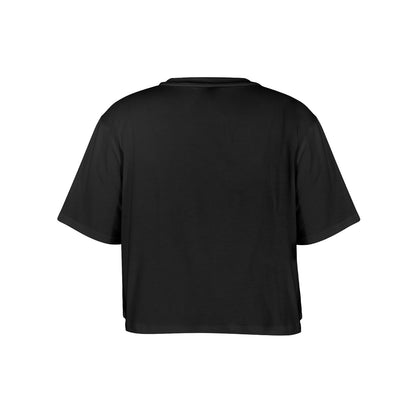 Red Dress Carmel Bone Women's Cropped T-Shirt