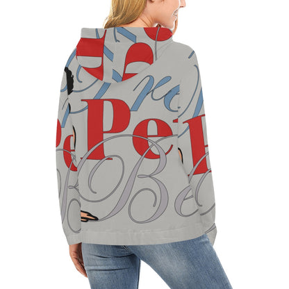 Leg Kick Front and Back All Over Print Hoodie