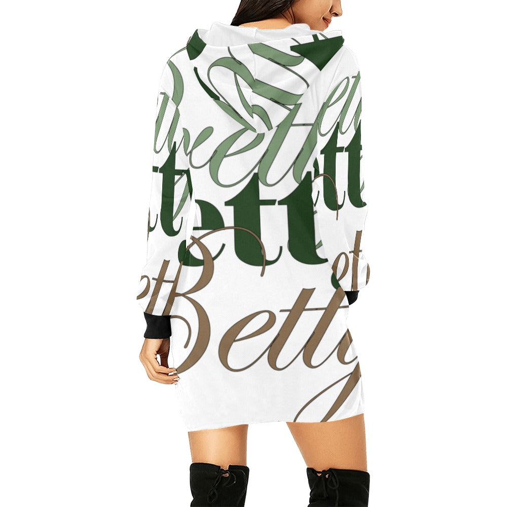 All Over Print Hoodie Mini Camo Dress
