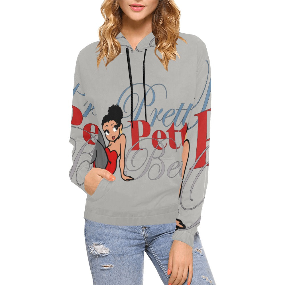 Leg Kick Front and Back All Over Print Hoodie