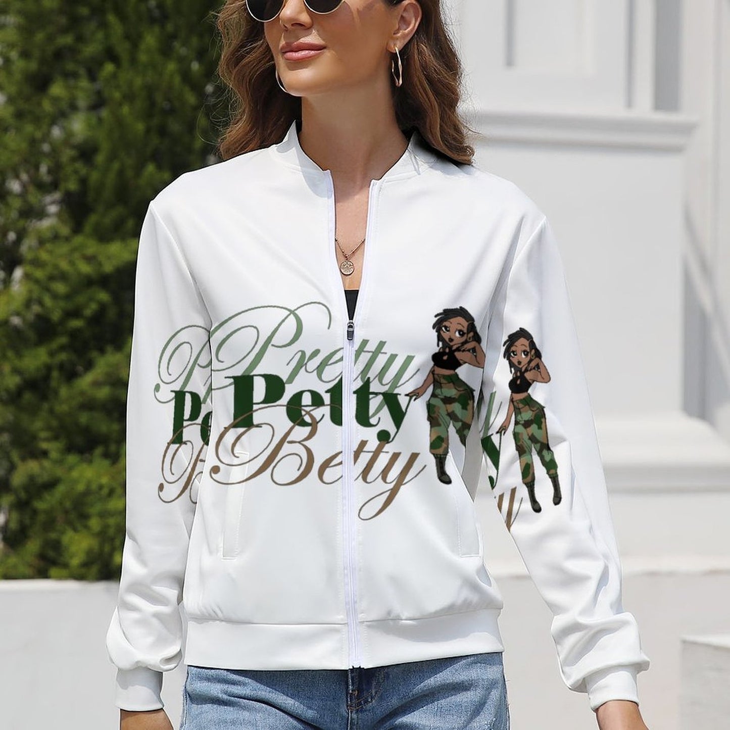Design Women's Zipper Jacket