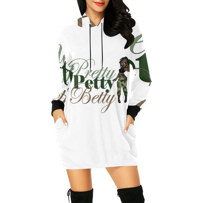 All Over Print Hoodie Mini Camo Dress