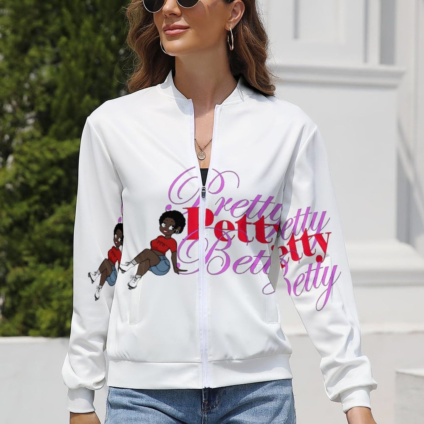 Design Women's Zipper Jacket