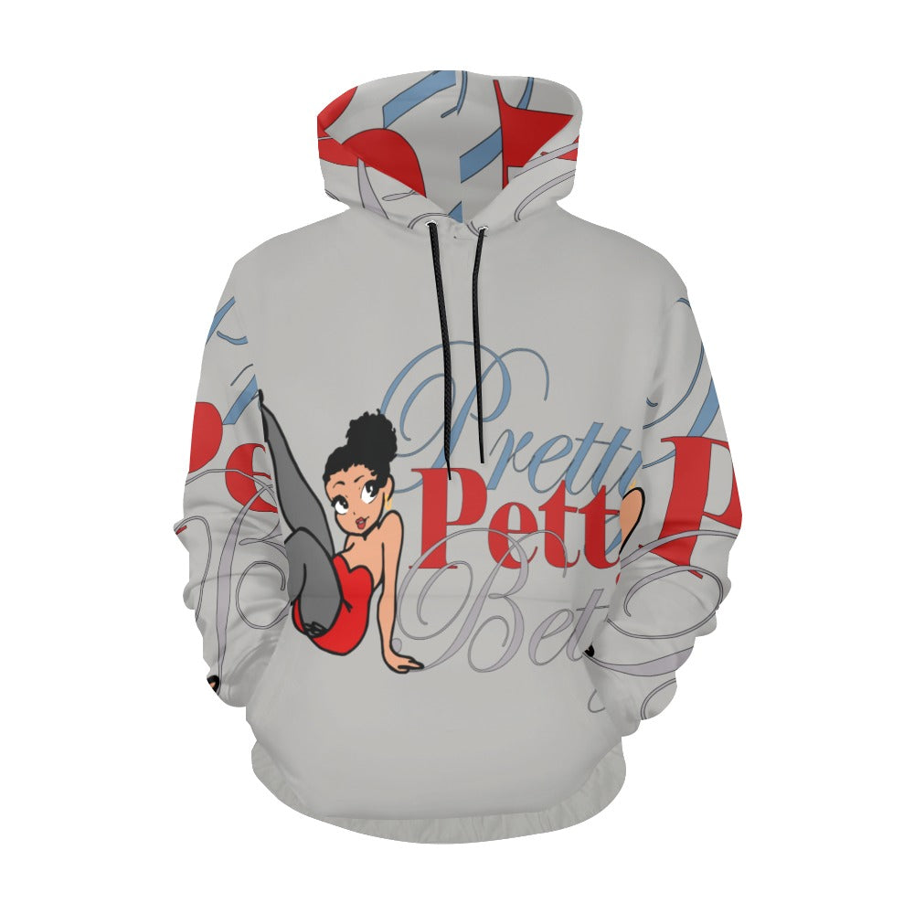 Leg Kick Front and Back All Over Print Hoodie