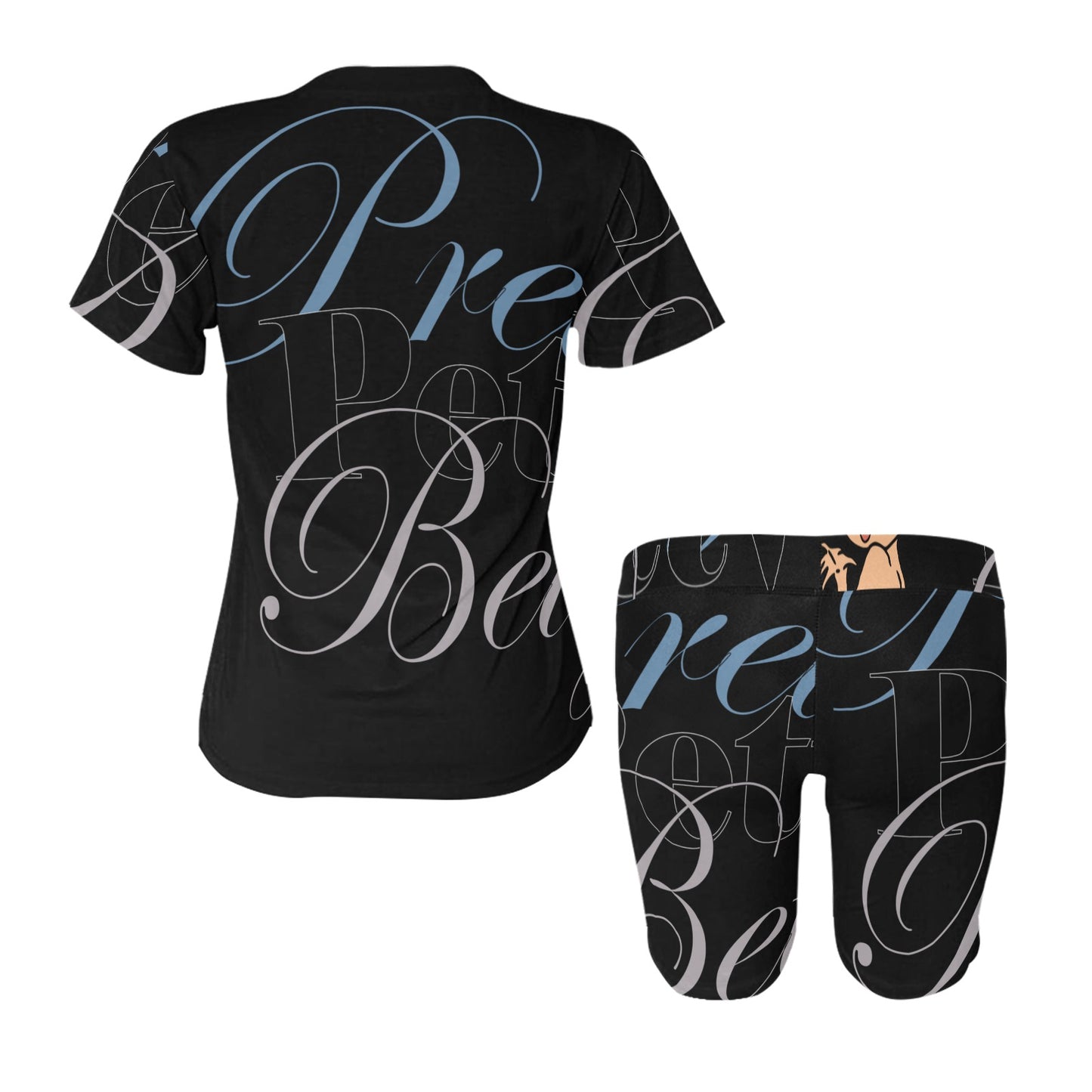 YOGA SET-BLACK KISS LIGHT Women's Short Yoga Set