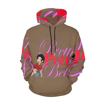 Skater Camo Brown All Over Print Hoodie