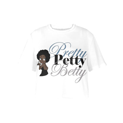 Black Dress Crop Women's Cropped T-Shirt