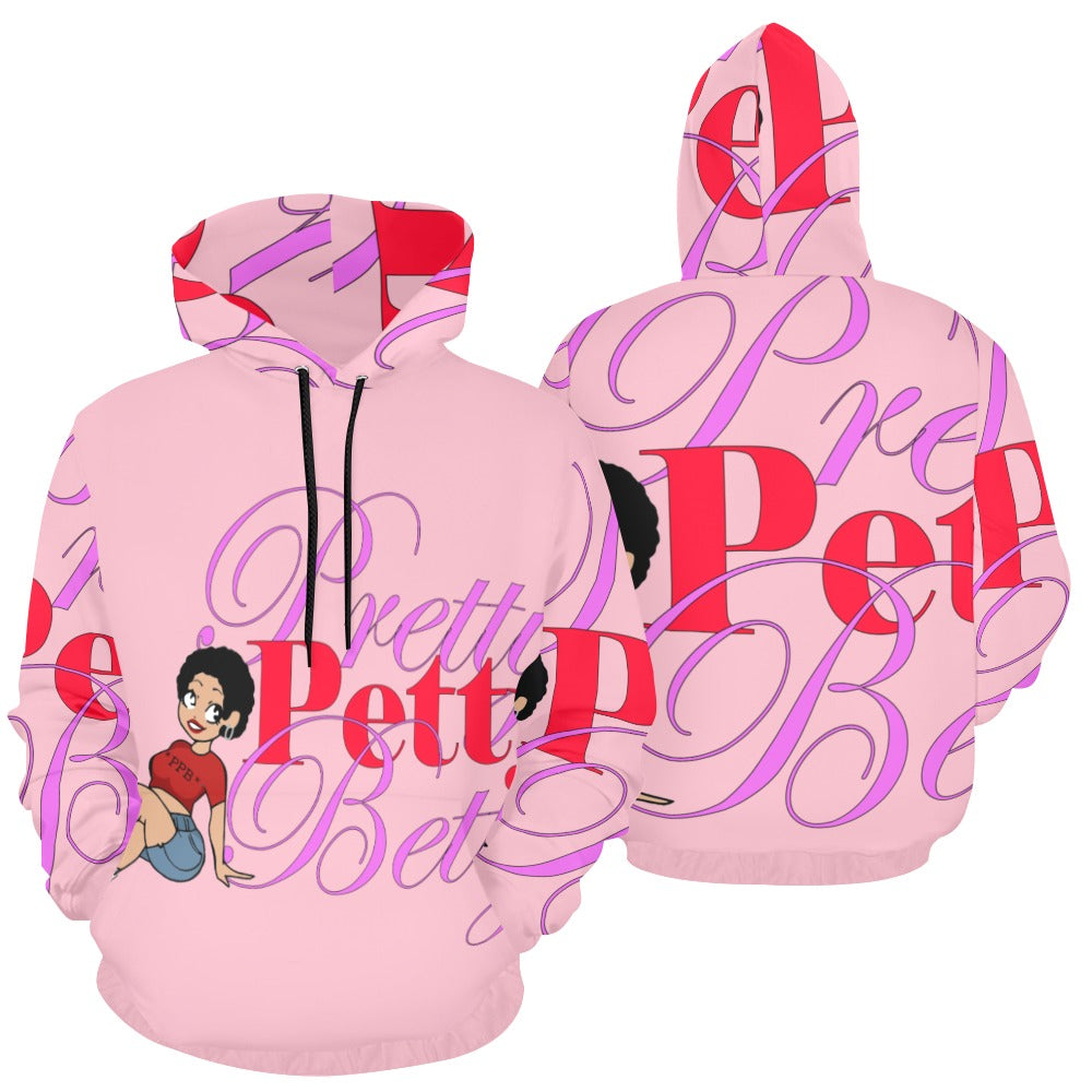 Skater Camo Pink All Over Print Hoodie