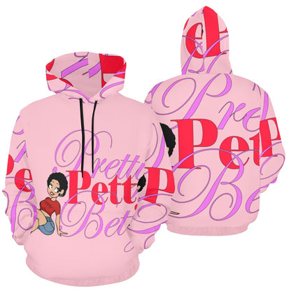 Skater Camo Pink All Over Print Hoodie