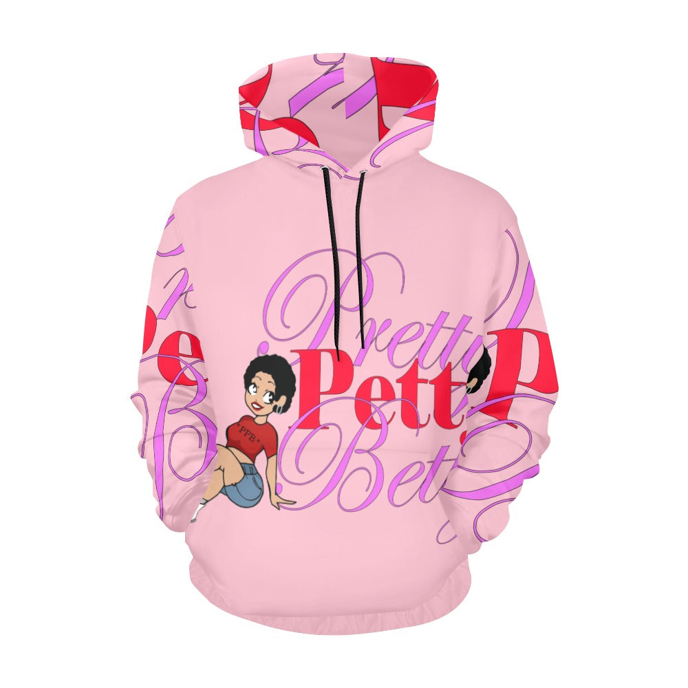 Skater Camo Pink All Over Print Hoodie