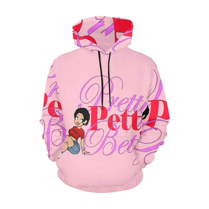 Skater Camo Pink All Over Print Hoodie