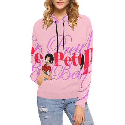 Skater Camo Pink All Over Print Hoodie