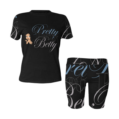 YOGA SET-BLACK KISS LIGHT Women's Short Yoga Set